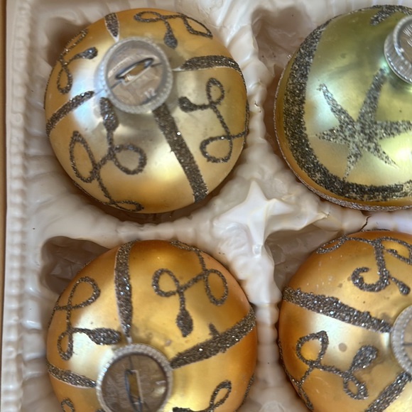 Vintage West Germany D.B.G.M Glass Ornaments - Picture 5 of 6